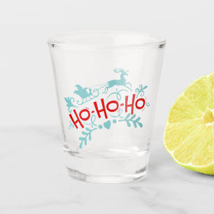Verre A Shot Ho-Ho-Ho Christmas Père Noël Sleigh Ride Vacance