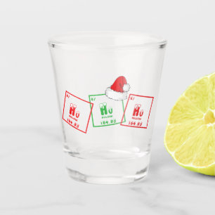 Verre A Shot Ho Ho Ho Drôle Noël Chimie Geek Humour