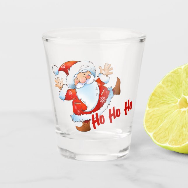 Verre A Shot Ho Ho Ho Père Noël (Devant)