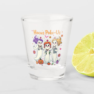 Verre A Shot Hocus-Poke Nous Infirmier Éffrayant Halloween Fant