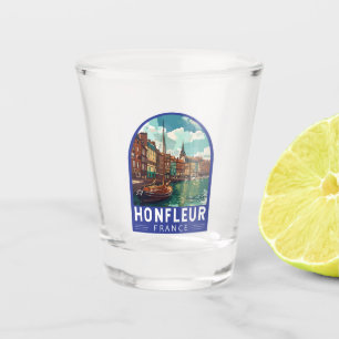 Verre A Shot Honfleur France Travel Art Vintage