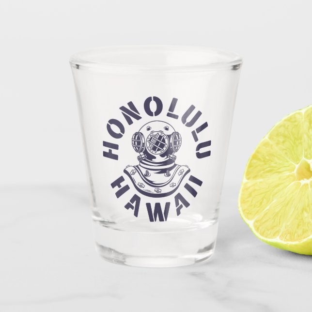 Verre A Shot Honolulu, Hawaii (Devant)