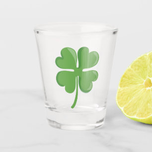 Verre A Shot Housse à quatre feuilles