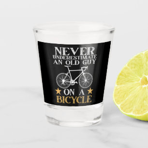 Verre A Shot Humour de cycliste drôle de vélo