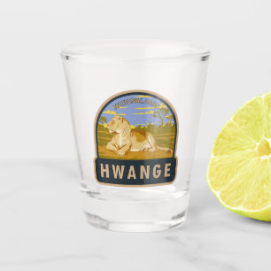 Verre A Shot Hwange National Park Zimbabwe Travel Art Vintage