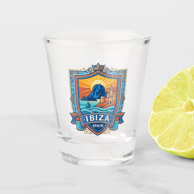 Verre A Shot Ibiza Espagne (Devant)
