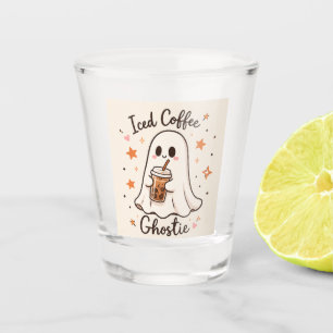 Verre A Shot Iced Coffee Fantôme - Joli Halloween