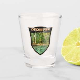 Verre A Shot Ichetucknee Springs State Park Floride Watercolor