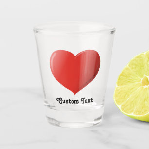 Verre A Shot Icône Coeur 3D