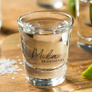 Verre A Shot Idées Cadeaux Personnalisées de Bridesmaid