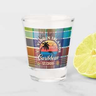 Verre A Shot Iles Vierges américaines Sainte-Croix USVI Madras