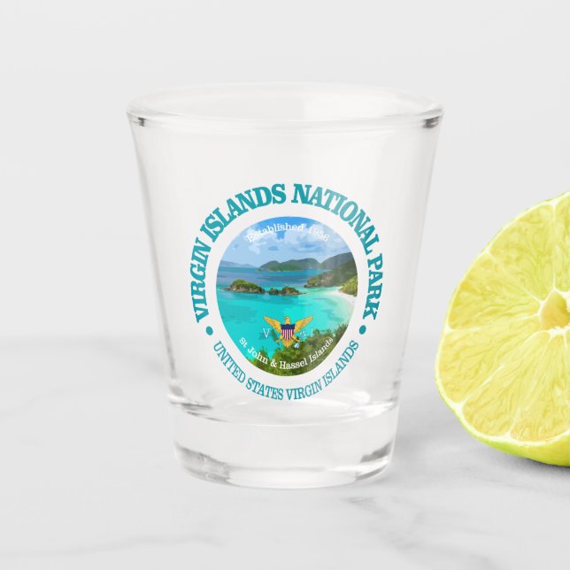 Verre A Shot Îles Vierges NP (Devant)