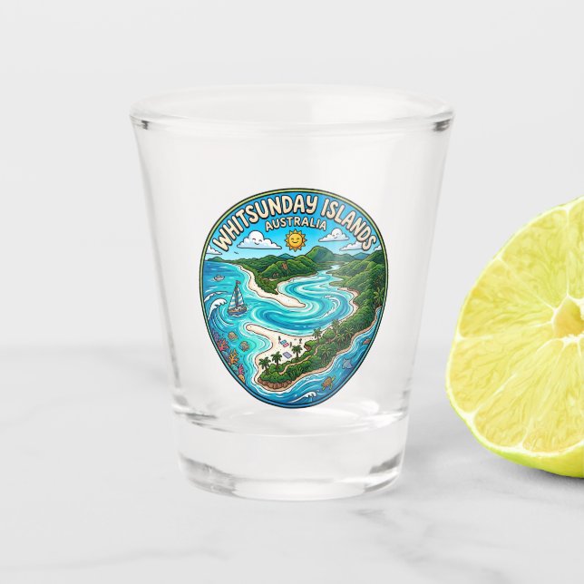 Verre A Shot Îles Whitsunday Australie (Devant)