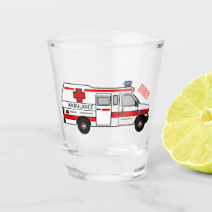 Verre A Shot Illustration d'ambulance