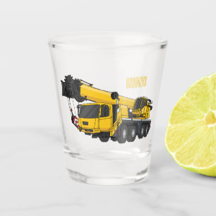 Verre A Shot Illustration de camion de grue