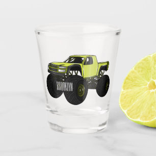 Verre A Shot Illustration de camion monstre
