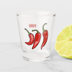 Verre A Shot Illustration de chili