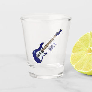 Verre A Shot Illustration de guitare électrique