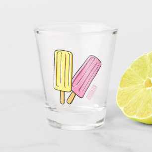 Verre A Shot Illustration de Ice pop