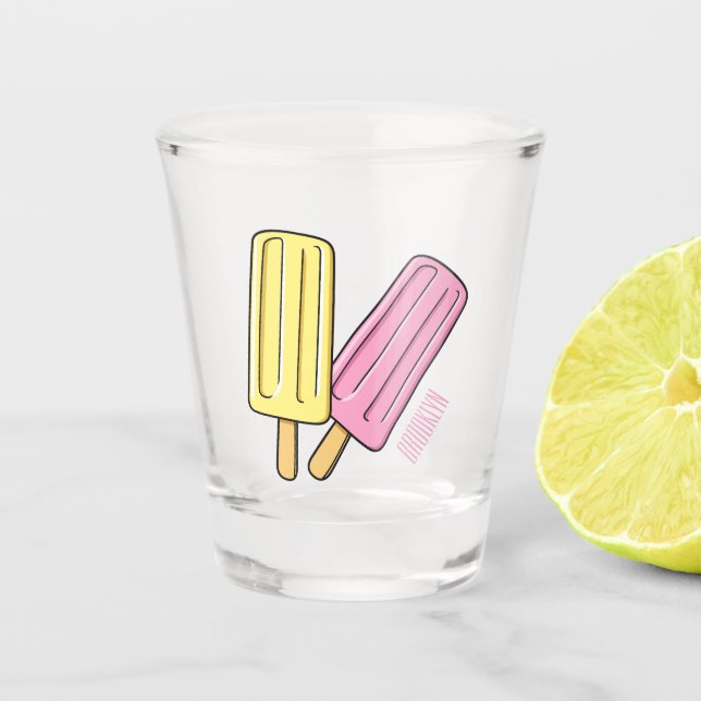 Verre A Shot Illustration de Ice pop (Devant)