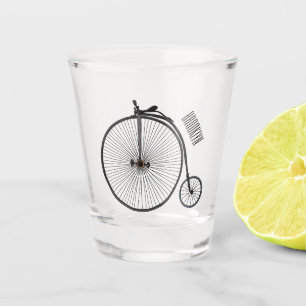 Verre A Shot Illustration de la bande dessinée de vélo à grande