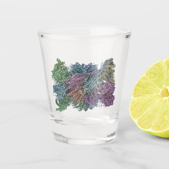 Verre A Shot Illustration de molécule (Devant)