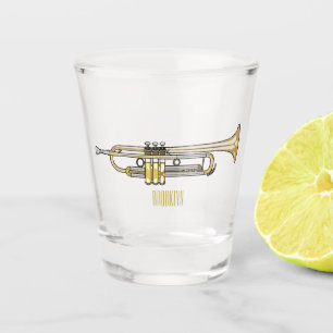 Verre A Shot Illustration de trompette