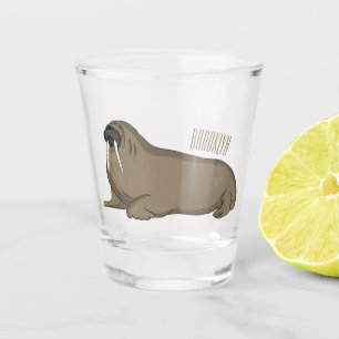 Verre A Shot Illustration de Walrus