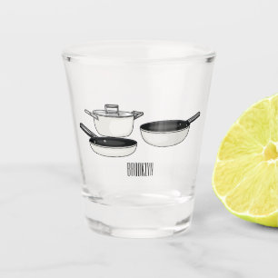 Verre A Shot Illustration des jeux de cuisine