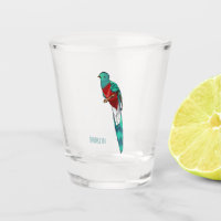 Illustration d'oiseau de quetzal resplendissant