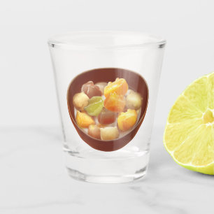 Verre A Shot Illustration du dessert de balle Taro