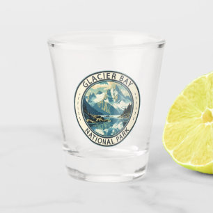 Verre A Shot Illustration du parc national Glacier Bay Travel A