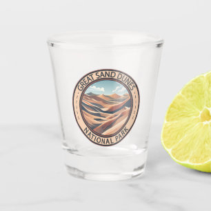 Verre A Shot Illustration Voyage dans le parc national des Grea