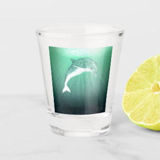 Verre A Shot Imaginaire dauphin