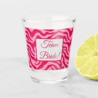 Impression zèbre rose