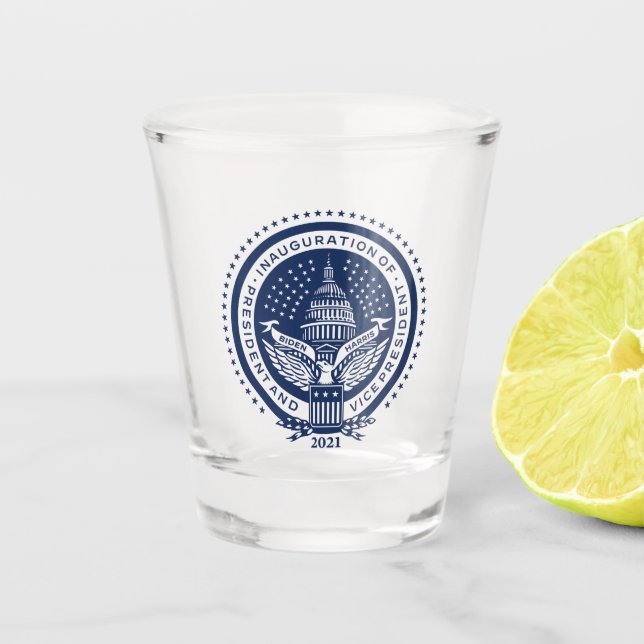 Verre A Shot Inauguration 2021 POTUS Joe Biden Kamala Harris (Devant)