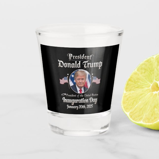 Verre A Shot Inauguration de Trump 2025 47e président des États (Devant)
