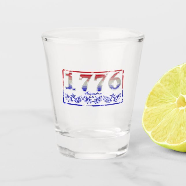 Verre A Shot Indépendance 1776 (Devant)