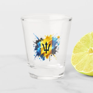 Verre A Shot Indicateur de l'effet de projection Barbade