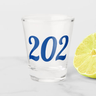 Verre A Shot Indicatif régional 202 (Washington DC)
