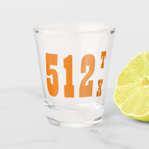 Verre A Shot Indicatif régional 512 (Austin, TX)