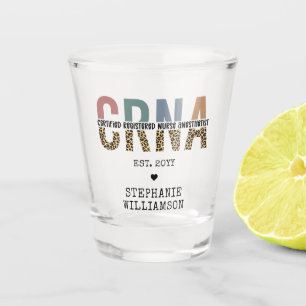 Verre A Shot Infirmière anesthésiste certifiée CRNA personna