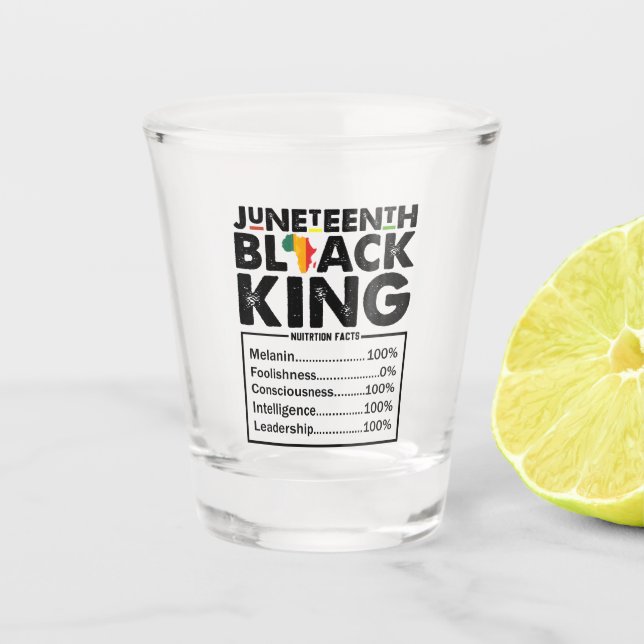 Verre A Shot Informations nutritionnelles Juneteenth Black King (Devant)