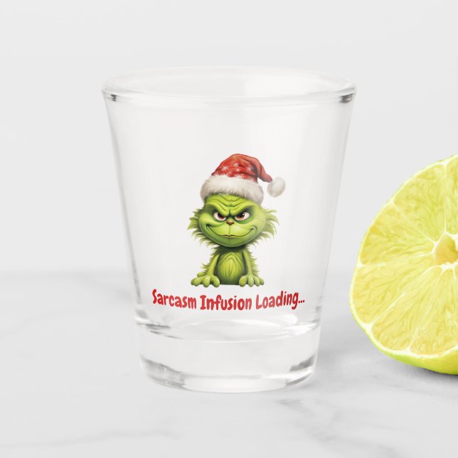 Verre A Shot Infusion de sarcasme Chargement... (Devant)