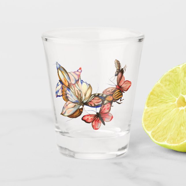 Verre A Shot Insectes dansants (Devant)