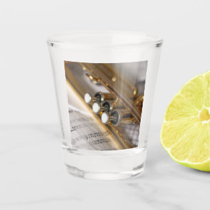 Verre A Shot Instrument de trompette et de tôle en cuivre