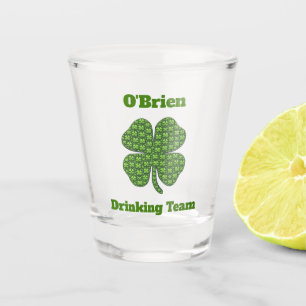 Verre A Shot Irish Family Drick Team Clover Shamrock