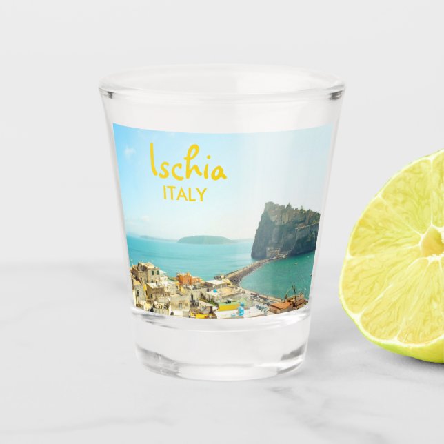 Verre A Shot Ischia île Italie Souvenir (Devant)