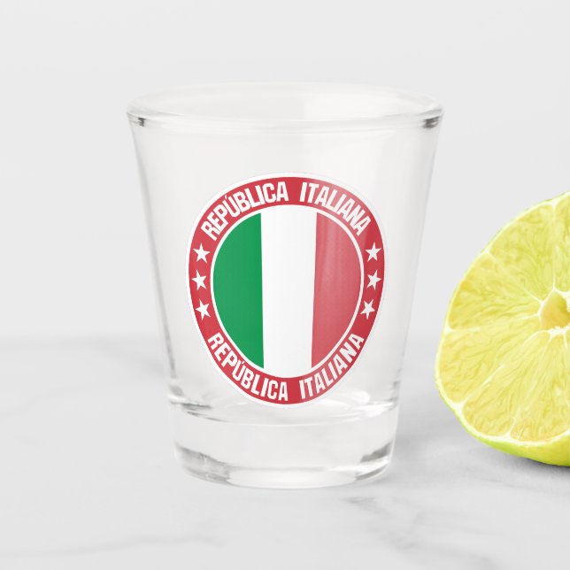 Verre A Shot Italie (Devant)