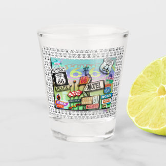 VERRE A SHOT ITINÉRAIRE 66